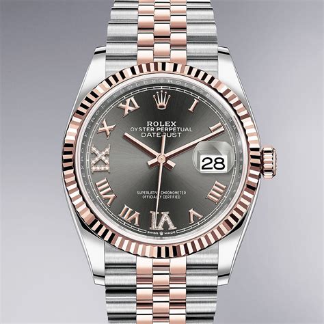 rolex datejust stahl gold klassiker|rolex datejust 36 everose gold.